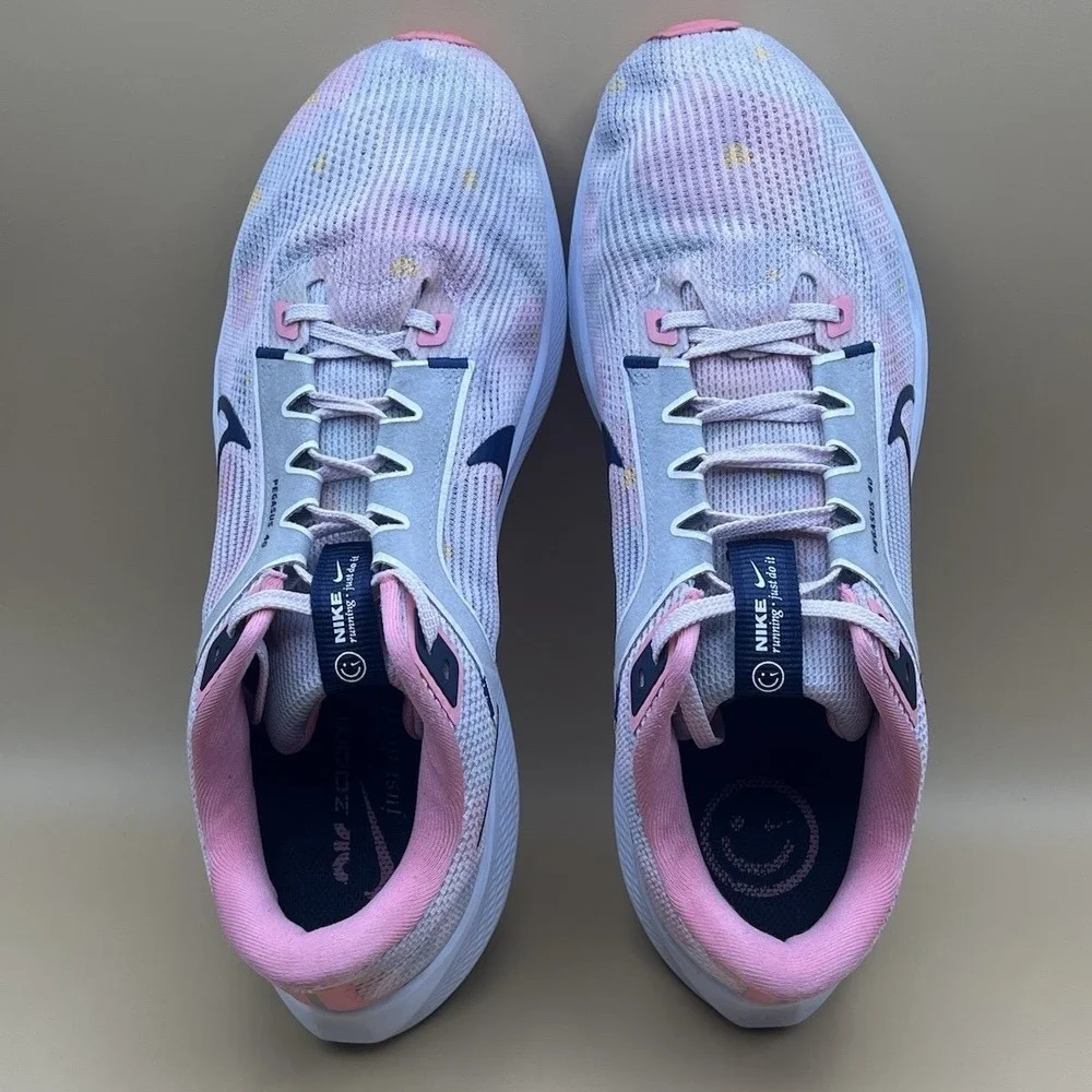 2022 Nike Air Zoom Pegasus 40 Pink Floral Running - Women's Size 12 USED